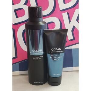 BBW Mens Ocean Shave Gel & Balm Care • Shaving Bundle • Body Care